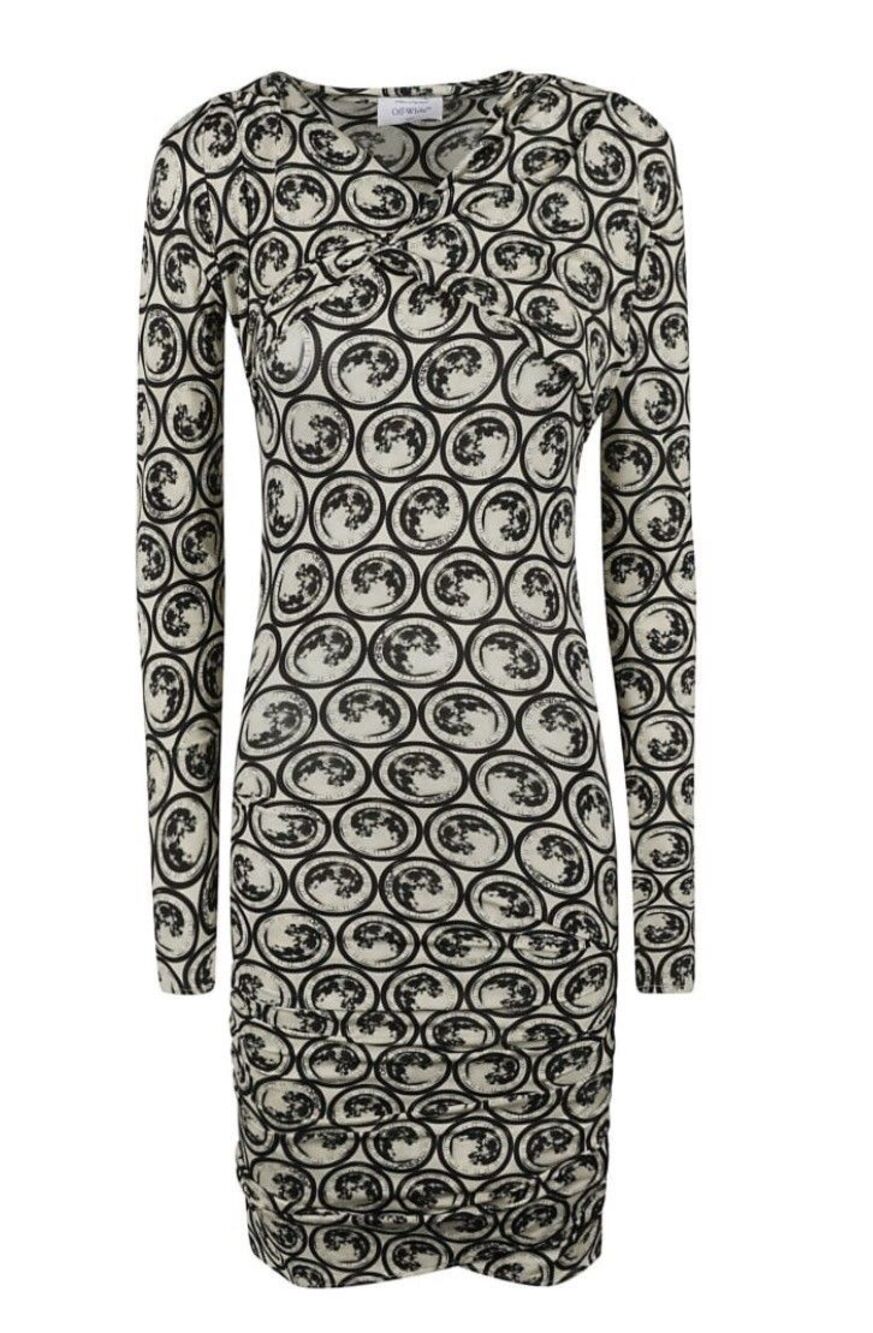 Off-White Moon Sec Skin Twist Mini Dress NWT 38 Retail: $1100